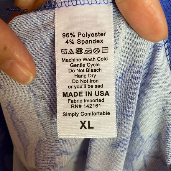 Lularoe Debbie Long Sleeve Sheath Dress - Size XL - Picture 3 of 4